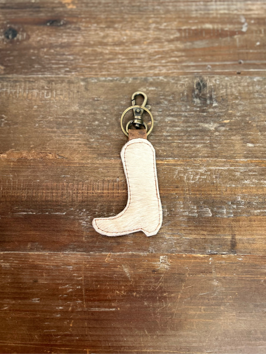 Cowhide Keychain